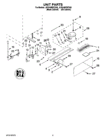 04 - Unit Parts parts for Maytag Refrigerator JUR248RBEB00 from AppliancePartsPros.com