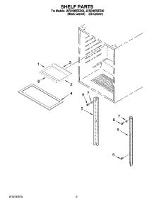 02 - Shelf Parts parts for Maytag Refrigerator JUR248RBES00 from AppliancePartsPros.com