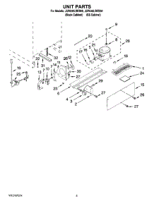 04 - Unit Parts parts for Maytag Refrigerator JUR248LBES00 from AppliancePartsPros.com