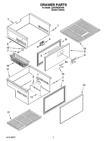 03 - Drawer Parts parts for Maytag Ingredient Center JUD278DBCX00 from AppliancePartsPros.com