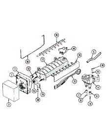 07 - Ice Maker parts for Jenn-Air Refrigerator JRSDE228A from AppliancePartsPros.com