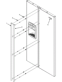 11 - Handles parts for Jenn-Air Refrigerator JSD2695KGB from AppliancePartsPros.com