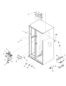 05 - Evap Fan Assy And Lights parts for Admiral Refrigerator JS2628HEHB / PJS2628HHB0 from AppliancePartsPros.com