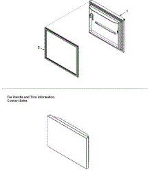 Freezer Door parts for Jenn-Air Refrigerator JB2028PEHB from AppliancePartsPros.com