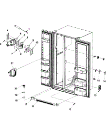 06 - Elec Control And Toe Grille parts for Jenn-Air Refrigerator JCD2290HEQ from AppliancePartsPros.com