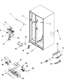 06 - Evap Fan Assy And Controls parts for Jenn-Air Refrigerator JCD2295HES from AppliancePartsPros.com