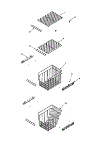 Fz Shelf parts for Jenn-Air Refrigerator JC2228HEHB-PJC2228HHB from AppliancePartsPros.com