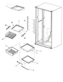 Deli And Ref Shelf parts for Jenn-Air Refrigerator JC2228HEHB-PJC2228HHB from AppliancePartsPros.com