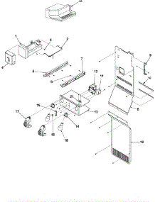 Lights And Ice Maker parts for Jenn-Air Refrigerator JC2228HEHB-PJC2228HHB from AppliancePartsPros.com