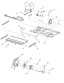 Machine Compartment parts for Jenn-Air Refrigerator JC2228HEHB-PJC2228HHB from AppliancePartsPros.com