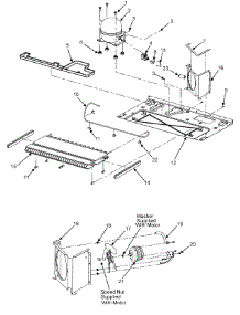 02 - Compressor parts for Admiral Refrigerator JS2428GEHB / PJS2428GHB0 from AppliancePartsPros.com