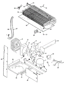 Unit Compartment & System parts for Jenn-Air Refrigerator JRTD226RB / BJ83B from AppliancePartsPros.com