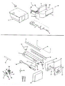 Ice Maker & Bin parts for Jenn-Air Refrigerator JRTD226RB / BJ81A from AppliancePartsPros.com