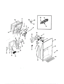 Ice & Water Dispenser parts for Jenn-Air Refrigerator JRTD226LB / BJ84B from AppliancePartsPros.com