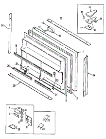 Freezer Door parts for Jenn-Air Refrigerator JRTD226RB / BJ83A from AppliancePartsPros.com