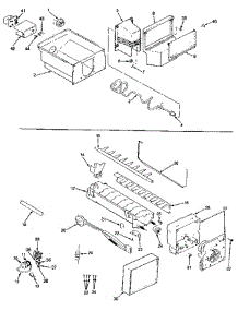 Ice Maker & Bin parts for Jenn-Air Refrigerator JRTD226RB / BJ83A from AppliancePartsPros.com