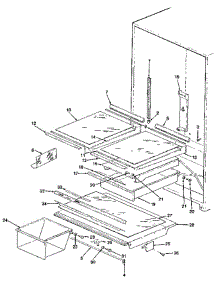 Shelves & Accessories parts for Jenn-Air Refrigerator JRTD226LB / BJ84B from AppliancePartsPros.com