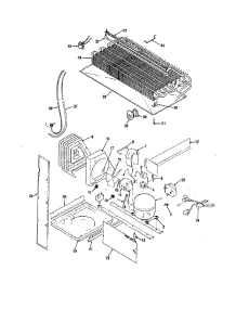 Unit Compartment & System parts for Jenn-Air Refrigerator JRTD226RB / BJ83B from AppliancePartsPros.com