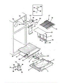 Freezer Compartment parts for Jenn-Air Refrigerator JRTD226RB / BJ83B from AppliancePartsPros.com