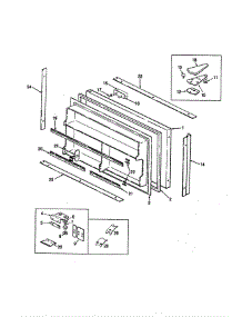 Freezer Door parts for Jenn-Air Refrigerator JRTD226RB / BJ83A from AppliancePartsPros.com