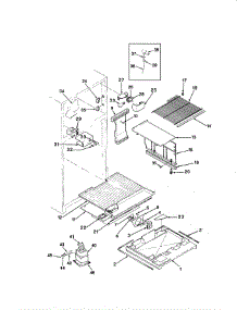 Freezer Compartment parts for Jenn-Air Refrigerator JRTD226LB / BJ82A from AppliancePartsPros.com