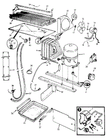 Unit Compartment & System parts for Jenn-Air Refrigerator JRTD226LB / AJ82A from AppliancePartsPros.com