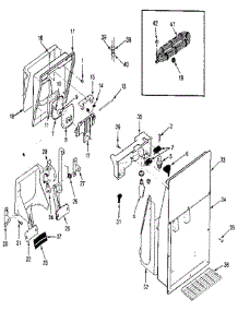Ice & Water Dispenser parts for Jenn-Air Refrigerator JRTD226LB / AJ82A from AppliancePartsPros.com