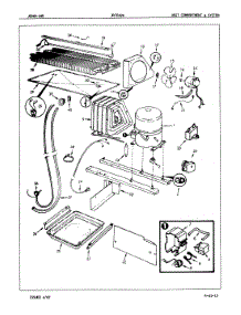 05 - Unit Compartment & System parts for Jenn-Air Refrigerator JRTD224 / 7B21A from AppliancePartsPros.com