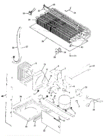 Unit Compartment & System parts for Jenn-Air Refrigerator JRT196B / BJ55B from AppliancePartsPros.com