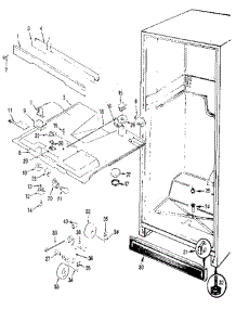 Fresh Food Compartment parts for Jenn-Air Refrigerator JRT196B / BJ55B from AppliancePartsPros.com
