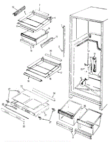 Shelves & Accessories parts for Jenn-Air Refrigerator JRT196B / BJ55B from AppliancePartsPros.com