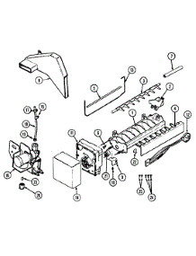 05 - Optional Ice Maker Kit parts for Jenn-Air Refrigerator JRTE217B / DJ76A from AppliancePartsPros.com