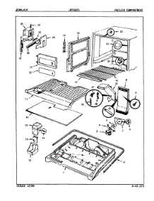 02 - Freezer Compartment parts for Jenn-Air Refrigerator JRTD225L / 9C76B from AppliancePartsPros.com
