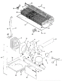 Unit Compartment & System parts for Jenn-Air Refrigerator JRT196B / AJ55A from AppliancePartsPros.com