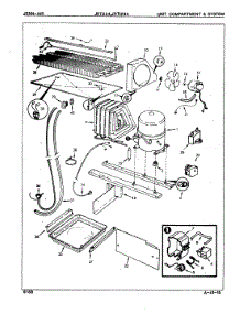 04 - Unit Compartment & System parts for Jenn-Air Refrigerator JRT234 / 7C55A from AppliancePartsPros.com