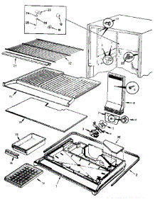 Freezer Compartment parts for Jenn-Air Refrigerator JRT172LB / AJ22B from AppliancePartsPros.com