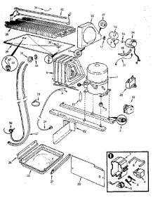 Unit Compartment & System parts for Jenn-Air Refrigerator JRT1215B / M9C67B from AppliancePartsPros.com