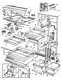 Fresh Food Compartment parts for Jenn-Air Refrigerator JRTD225RB / 9C75A from AppliancePartsPros.com