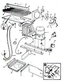 Unit Compartment & System parts for Jenn-Air Refrigerator JRT236B / AJ95A from AppliancePartsPros.com