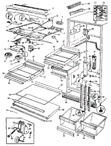 Fresh Food Compartment parts for Jenn-Air Refrigerator JRT236B / AJ95A from AppliancePartsPros.com