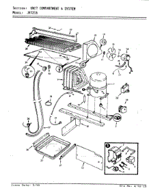 04 - Unit Compartment & System parts for Jenn-Air Refrigerator JRT216 / AJ73A from AppliancePartsPros.com
