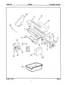 05 - Ice Maker Kit parts for Jenn-Air Refrigerator JRTDX224L / 7B24B from AppliancePartsPros.com