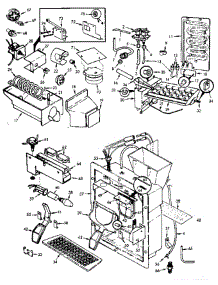 Ice Maker Section parts for Jenn-Air Refrigerator JRTD225RB / 9C75B from AppliancePartsPros.com