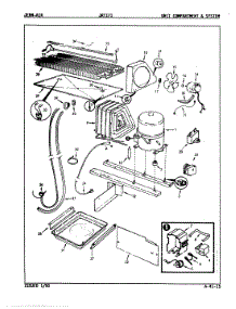 04 - Unit Compartment & System parts for Jenn-Air Refrigerator JRT171R / 9C62B from AppliancePartsPros.com