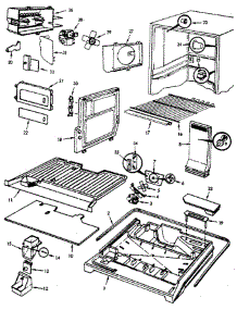 Freezer Compartment parts for Jenn-Air Refrigerator JRTDX224RB / 7B24A from AppliancePartsPros.com