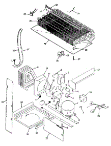 Unit Compartment & System parts for Jenn-Air Refrigerator JRT172RB / BJ21A from AppliancePartsPros.com