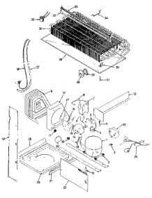 Unit Compartment & System parts for Jenn-Air Refrigerator JRT192B / AJ51A from AppliancePartsPros.com