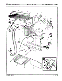 05 - Unit Compartment & System parts for Jenn-Air Refrigerator JRTI214 / 8C04A from AppliancePartsPros.com