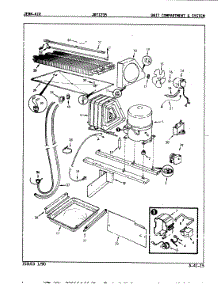 05 - Unit Compartment & System parts for Jenn-Air Refrigerator JRTI235 / 9C69B from AppliancePartsPros.com