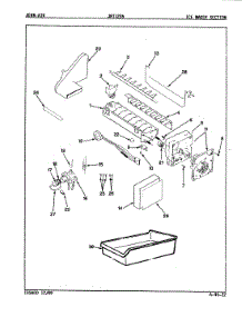 02 - Freezer Compartment parts for Jenn-Air Refrigerator JRTI235 / 9C69B from AppliancePartsPros.com